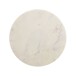 Beistelltisch >WL7.370< in Weiß, Marmor & Aluminium  - 59x37cm (HxD)