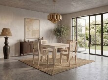 Esstisch >WL7.378< in Mango Weiß, Massivholz - 80x76x80cm (BxHxT)