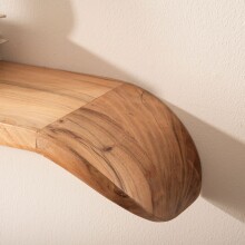 Wandboard >WL7.381< in Mango, Massivholz - 60x36x20cm (BxHxT)