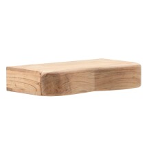 Wandboard >WL7.385< in Akazie, Massivholz - 40x8x20cm (BxHxT)
