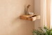 Wandboard >WL7.385< in Akazie, Massivholz - 40x8x20cm (BxHxT)