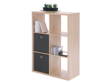 Regal >Mareen< in Sonoma-Eiche - 73x107x33cm (BxHxT)