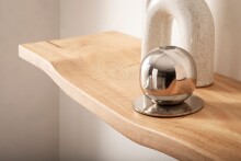 Wandboard >WL7.395< in Akazie, Massivholz - 40x3x20cm (BxHxT)
