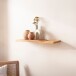 Wandboard >WL7.395< in Akazie, Massivholz - 40x3x20cm (BxHxT)