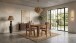 Esstisch >WL7.416< in Sheesham, Massivholz - 80x76x80cm (BxHxT)