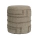 Pouf >WL7.427< mit Stauraum, in Braun, Stoff - 45x40cm (HxD)