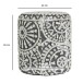 Pouf >WL7.429< mit Stauraum, in grau / creme, Stoff - 45x40cm (HxD)