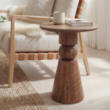 Beistelltisch >WL7.446< in Mango, Massivholz -...