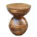Beistelltisch >WL7.447< in Mango, Massivholz - 42x35cm (HxD)