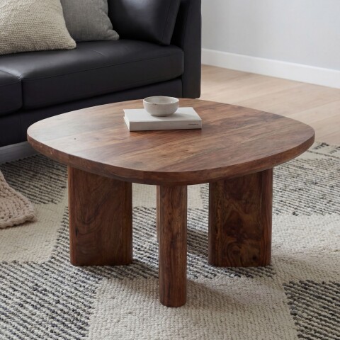 Couchtisch >WL7.448< in Mango, Massivholz - 60x32x60cm (BxHxT)