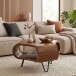 Couchtisch >WL7.449< in Mango, Massivholz - 60x39x60cm (BxHxT)