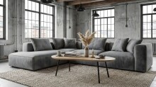 Couchtisch >WL7.450< in Mango Weiß, Massivholz - 122x63x36cm (LxBxH)
