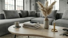 Couchtisch >WL7.450< in Mango Weiß, Massivholz - 122x63x36cm (LxBxH)
