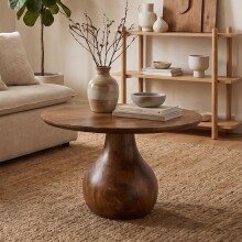 Couchtisch >WL7.454< in Mango, Massivholz - 40x60cm...