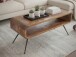 Couchtisch >WL7.455< in Mango, Massivholz - 105x40x45cm (LxBxH)