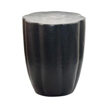 Beistelltisch >WL7.470< in Schwarz, Aluminium - 50x41cm (HxD)