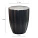 Beistelltisch >WL7.470< in Schwarz, Aluminium - 50x41cm (HxD)