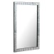 Spiegel >WL7.474< in Mosaik-Spiegel / Schwarz, MDF & Spiegel - 60x90x2cm (BxHxT)