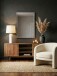 Spiegel >WL7.474< in Mosaik-Spiegel / Schwarz, MDF & Spiegel - 60x90x2cm (BxHxT)