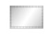 Spiegel >WL7.474< in Mosaik-Spiegel / Schwarz, MDF & Spiegel - 60x90x2cm (BxHxT)