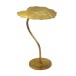 Beistelltisch >Blatt< in Gold, Aluminium - 40x38x59cm (LxBxH)