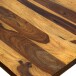 Esstisch >WL7.490< in Sheesham Braun, Massivholz - 80x75x80cm (BxHxT)