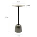 Beistelltisch >WL7.494< in Silber, Aluminium - 60x29cm (HxD)