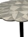 Beistelltisch >WL7.495< in Silber, Aluminium - 54x29cm (HxD)