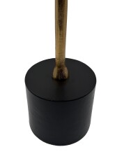 Beistelltisch >WL7.496< in Black & White, Aluminium / Emaille - 49x30cm (HxD)