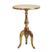 Beistelltisch >WL7.506< in Gold, Aluminium -...