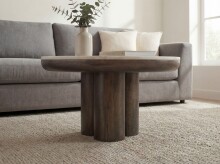 Couchtisch >WL7.511< in weiss / schwarz, Marmor & Aluminium - 35x60cm (HxD)