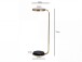 Beistelltisch >WL7.512< in schwarz & Gold - 26x20x70 (LxBxH)