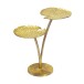 Beistelltisch >WL7.518< in Gold, Aluminium - 57x30x57cm (LxBxH)