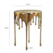 Beistelltisch >WL7.535< in Gold, Aluminium - 56x43cm (HxD)