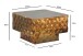 Couchtisch >WL7.545< in Gold, Aluminium - 60x60x38cm (LxBxH)