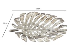 Dekofigur >WL7.552< in Silber, Aluminium - 36x29x4cm (LxBxH)