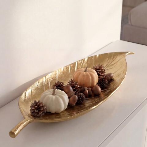 Dekofigur >WL7.555< in Gold, Aluminium - 61x18x6cm (LxBxH)