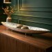 Dekofigur >WL7.568< in Silber, Aluminium - 60x10x7cm (LxBxH)
