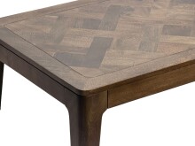 Couchtisch >WL7.588< in Mango Braun, Massivholz - 120x40x60cm (BxHxT)
