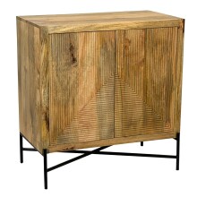 Sideboard >WL7.608< in Mango, Massivholz -...