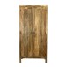 Hochschrank >WL7.613< in Mango, Massivholz - 90x187x44cm (BxHxT)