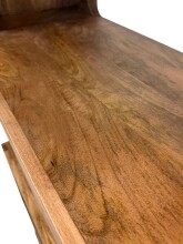 Standregal >WL7.614< in Mango, Massivholz - 80x160x40cm (BxHxT)