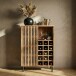Barschrank >WL7.615< in Mango, Massivholz - 80x123x43cm (BxHxD)