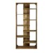 Bücherregal >WL7.629< in Mango, Massivholz - 90x200x40cm (BxHxT)