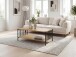 Couchtisch >WL7.636< in Eiche Dekor, Holzwerkstoff - 110x60x42cm (LxBxH)