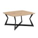 Couchtisch >WL7.638< in Eiche Dekor, Holzwerkstoff - 75x40x75cm (BxHxT)