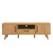Lowboard >WL7.647< in Eiche Dekor, Holzwerkstoff - 150x52x40cm (BxHxT)