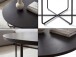 Couchtisch >WL7.649< in Eiche Schwarz, Holzwerkstoff - 35x80cm (HxD)