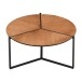 Couchtisch >WL7.651< in Holzdekor, Holzwerkstoff - 42x80cm (HxD)