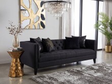 Beistelltisch >WL7.658< in Gold, Aluminium - 51x36cm (HxD)